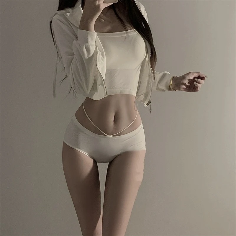 Title 4, Japanese-style one-piece ice silk underwear swe...