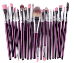 Complete makeup brush set for loose powder, blush, and eyeshadow. Achieve flawless application and a professional look. — photo 2