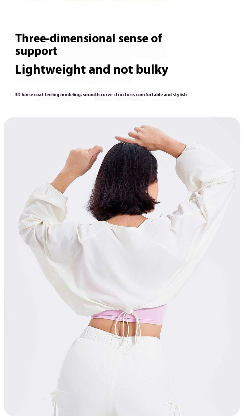 Cardigan de exercício casual xale à prova de UV feminino — foto 13