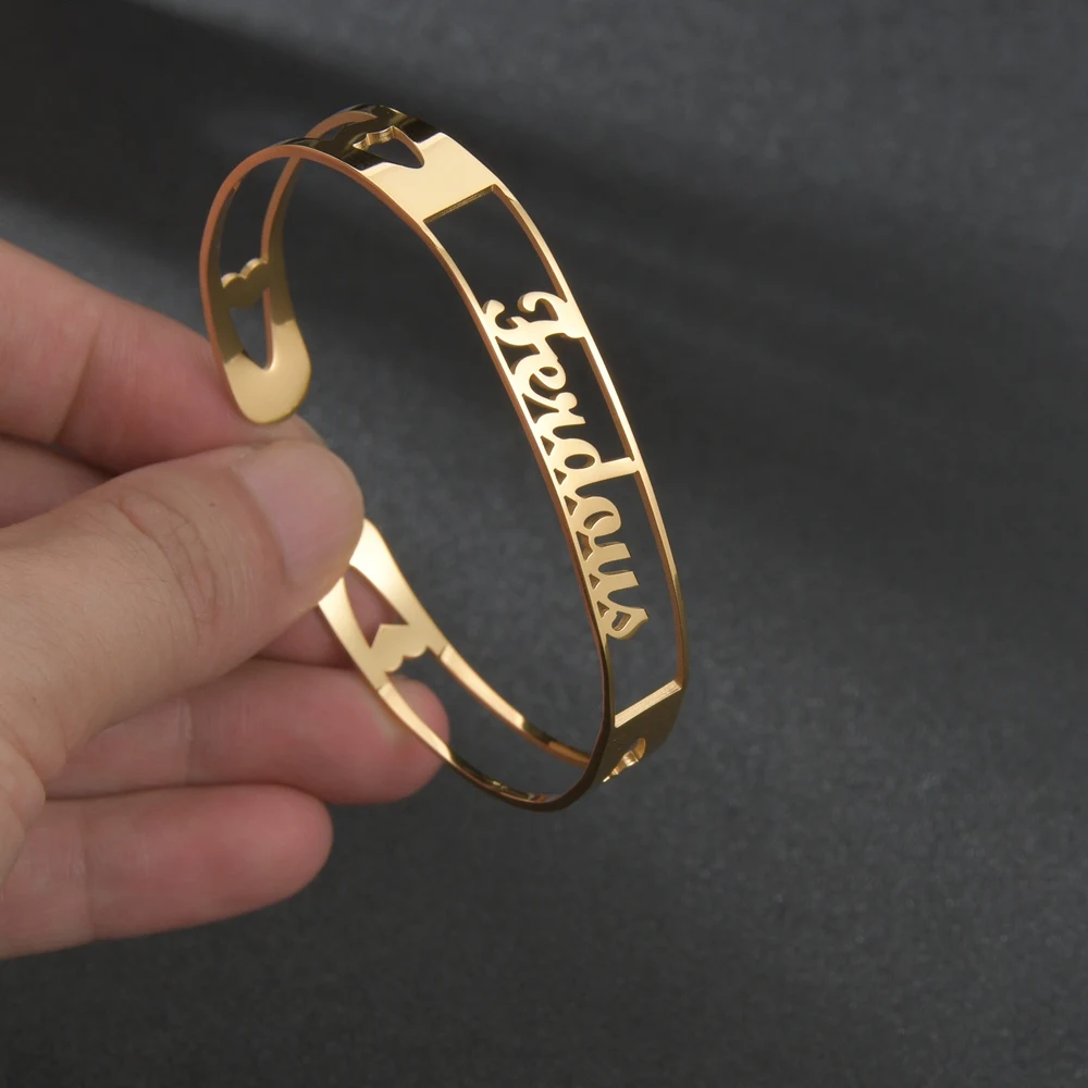 Pulseira personalizada pulseira personalizada pulseiras personalizadas jóias de aço inoxidável — foto 44