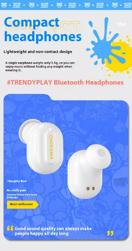 Title 7, Auricolari Bluetooth wireless con riduzione del...