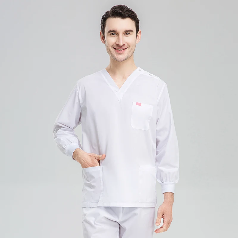 Stomatologist Overalls Anti-wrinkle Split Brush Hand Suit – Professional attire designed for optimal comfort and precisi — photo 9