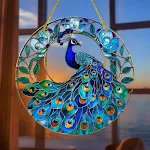 Creative Acrylic Tracery Sun Catcher Pendant. Beautiful window decoration to catch sunlight, adds color, easy to hang, c — photo 1