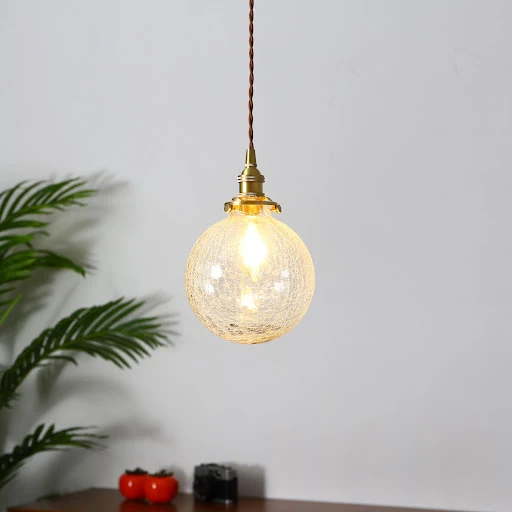 Title 4, Japanese Round Retro Bedroom Bedside Chandelier...