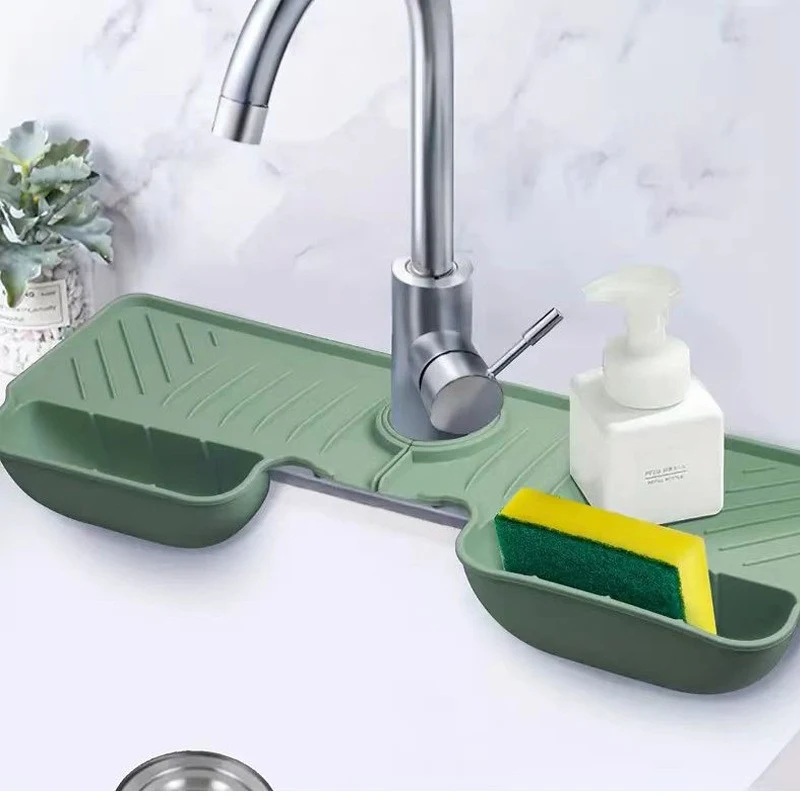 Title 3, Silicone Splash-proof Water Draining Pad for Ki...