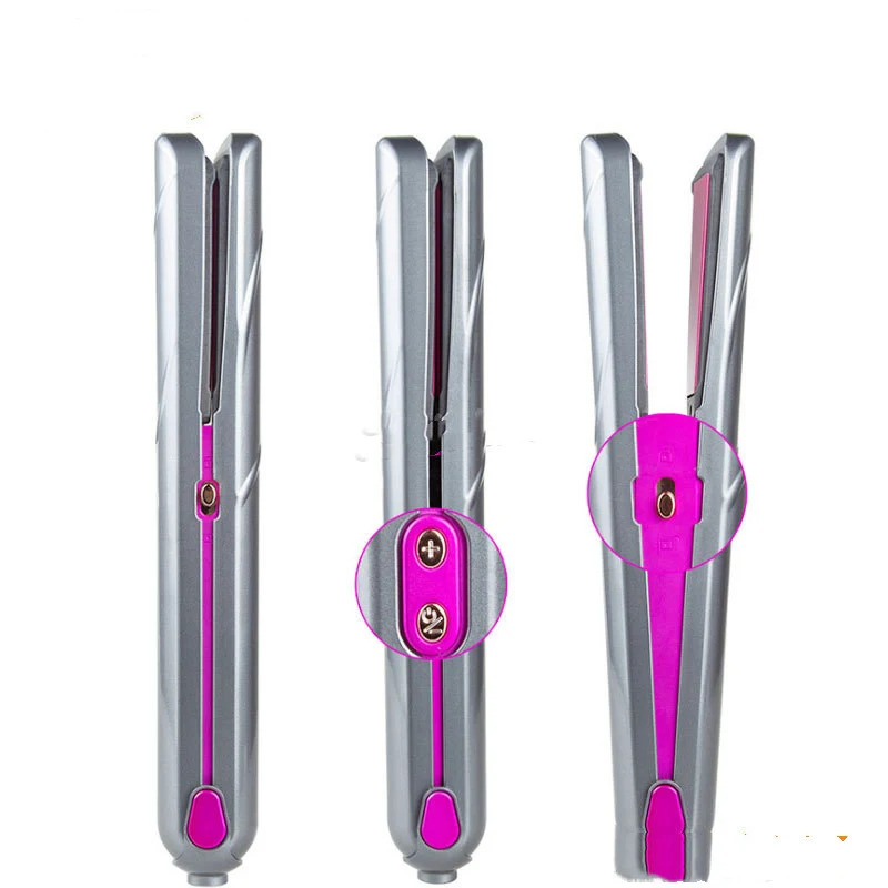 Title 7, Wireless Portable Hair Straightener with USB Ch...