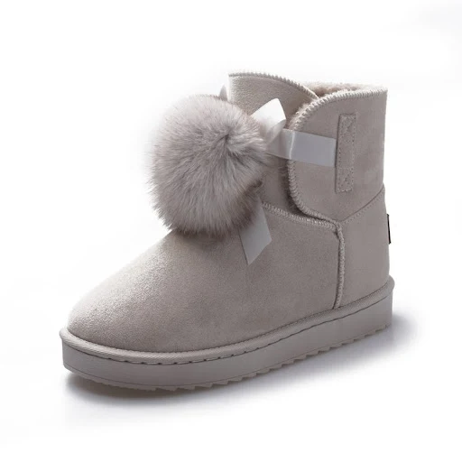 Title 3, Womens Snow Flat Boots Cotton Shoes Warm Winte...
