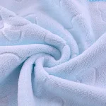 Toalha de microfibra com relevo e bainha, super macia e absorvente, ideal para limpeza e secagem eficiente e com toque suave. — foto 1