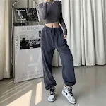 Women's Loose Sweatpants with Drawstring Trousers, offering ultimate comfort and style. Perfect for casual wear, loungin — photo 4