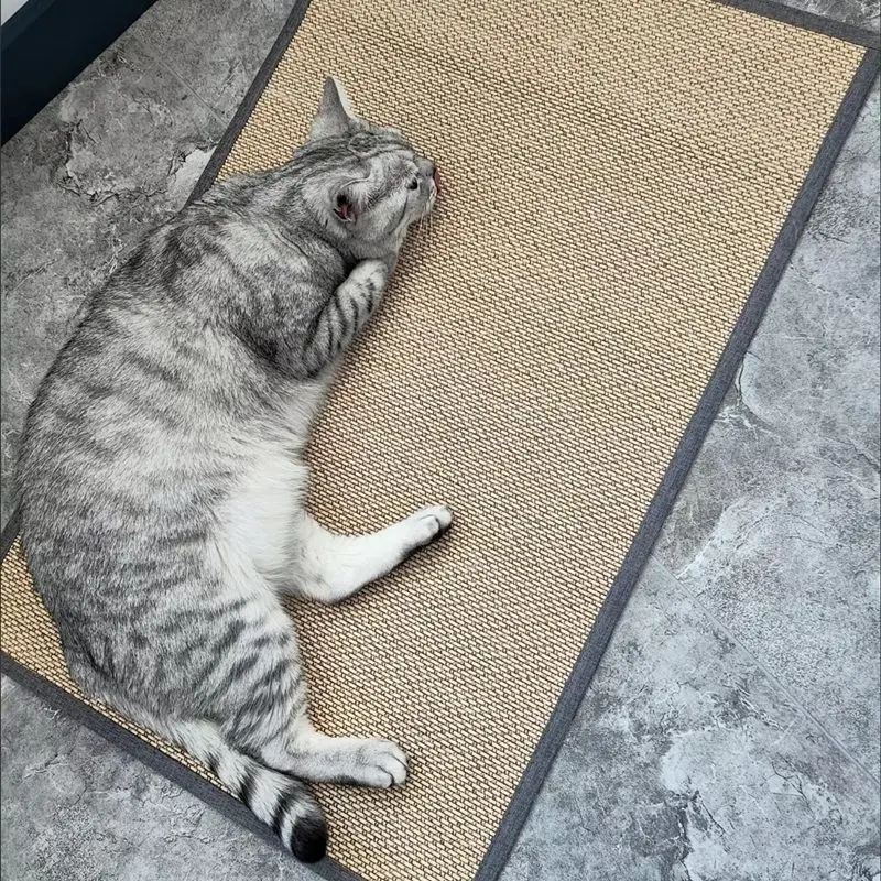 Title 4, Natural Bamboo Cat Scratcher Sofa Mats Board Ca...