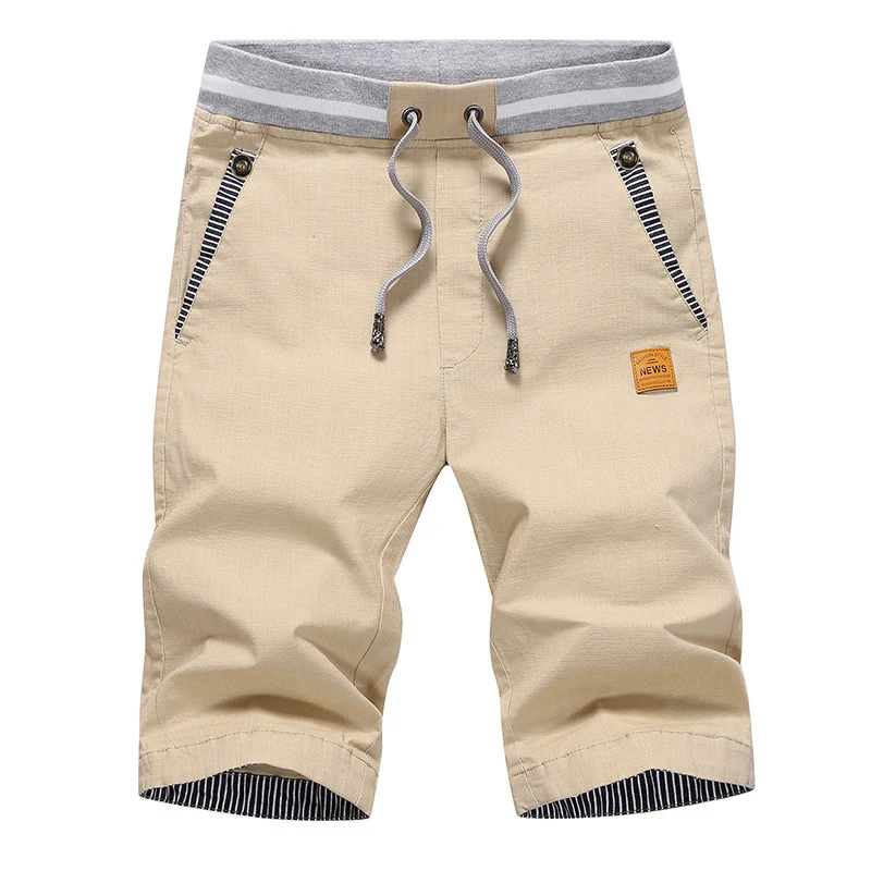 Heren Casual Shorts Effen Kleur Comfortabele zomerse shorts, perfect voor een relaxte look en veelzijdig te combineren. Ideaal voor dagelijks gebruik. — foto 41