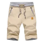 Heren Casual Shorts Effen Kleur Comfortabele zomerse shorts, perfect voor een relaxte look en veelzijdig te combineren. Ideaal voor dagelijks gebruik. — foto 41