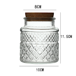 New French Glass Sealed Jar with Bamboo Lid Moisture-Proof Storage Jar. Keep your food fresh and dry with this stylish a — photo 7