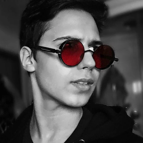 Title 1, Óculos de sol retrô clássicos estilo hipster pu...