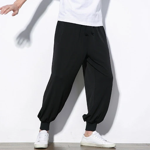 Title 3, Summer Thin Ice Silk Pants Mens Bloomers Light...
