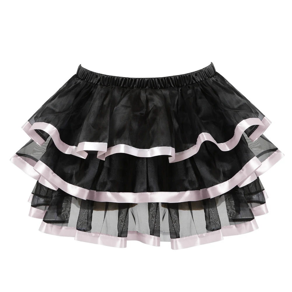 Title 5, Corset com tutu de meio corpo, lingerie, saia d...