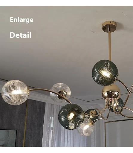Title 6, Living Room Chandelier Simple Modern Atmosphere...