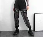 Calças fashion Ing and Summer, novo estilo de verão com tela vazada, ideais para mulheres modernas, respiráveis e cheias de estilo. — foto 4