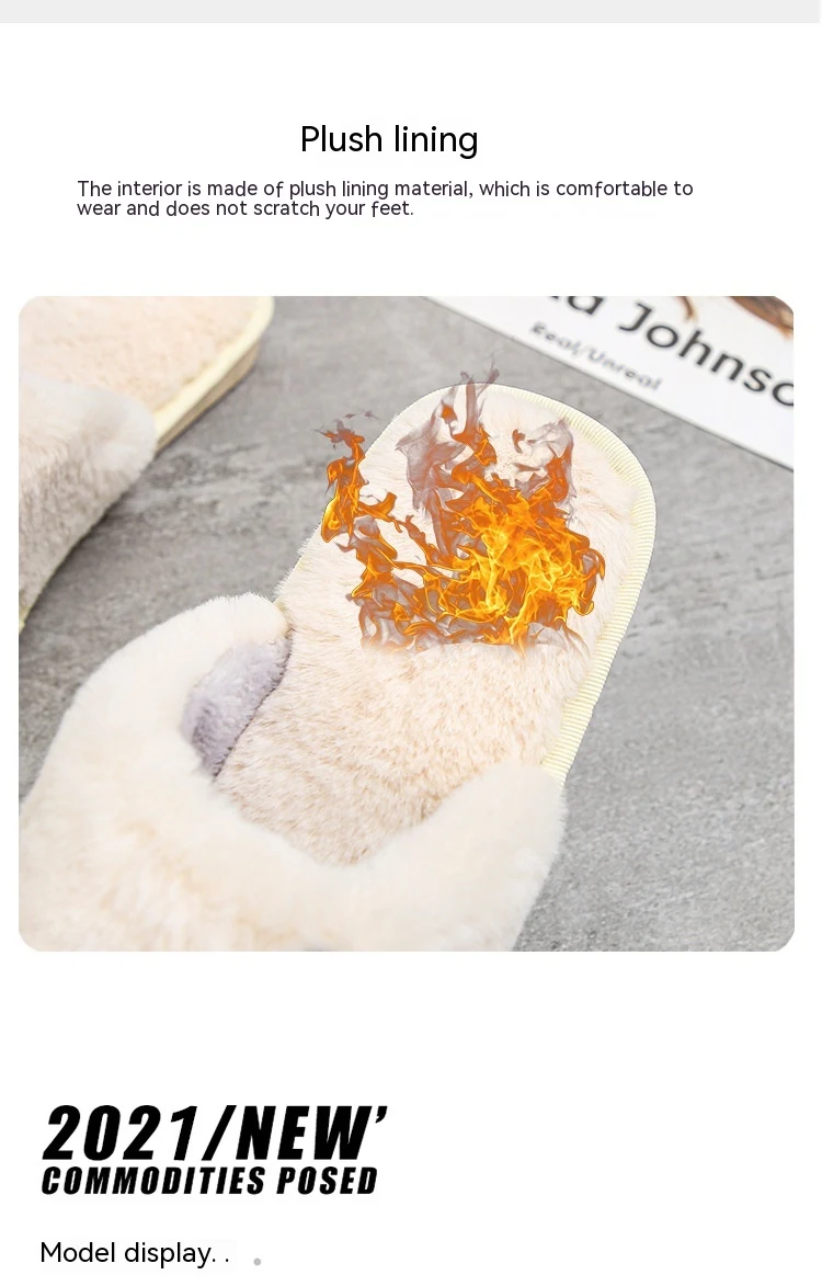 Cartoon Indoor Plush Slippers for ultimate comfort, warm and cozy, perfect for relaxing at home, soft and slip-resistant — photo 18