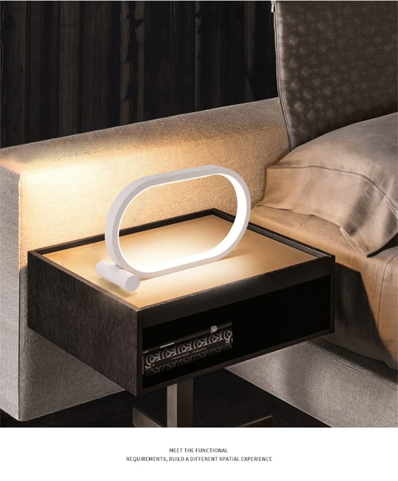 Title 11, Lampe USB à brancher Ovale en acrylique avec co...