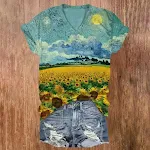 Trendy Koreaans-stijl losse top voor dames. Veelzijdig en gemakkelijk te combineren voor een modieuze look. Perfect voor dagelijks gebruik en verschillende outfits. — foto 14