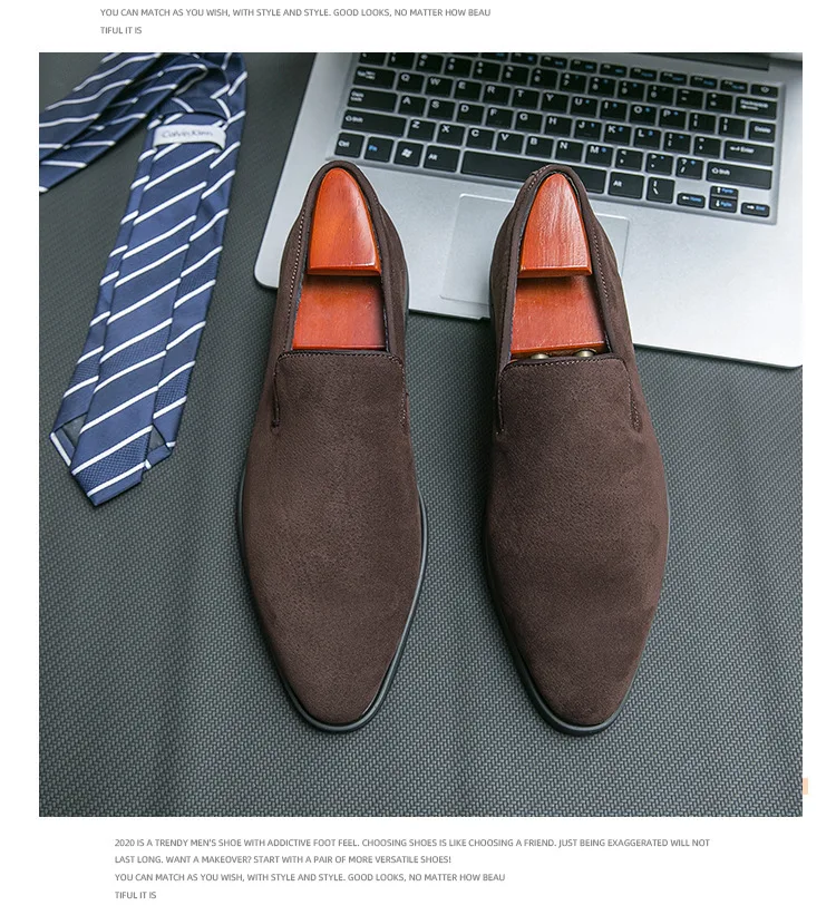 Scarpe da uomo in pelle, stile business britannico. Eleganza e comfort per l'uomo d'affari. Calzature formali di alta qualità e design raffinato. — foto 10