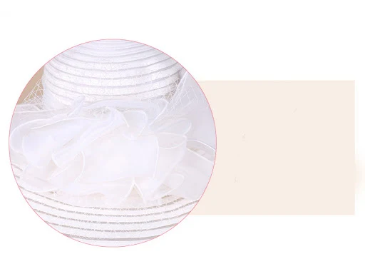 Title 7, Fashion Simple Ladies Organza Top Hat