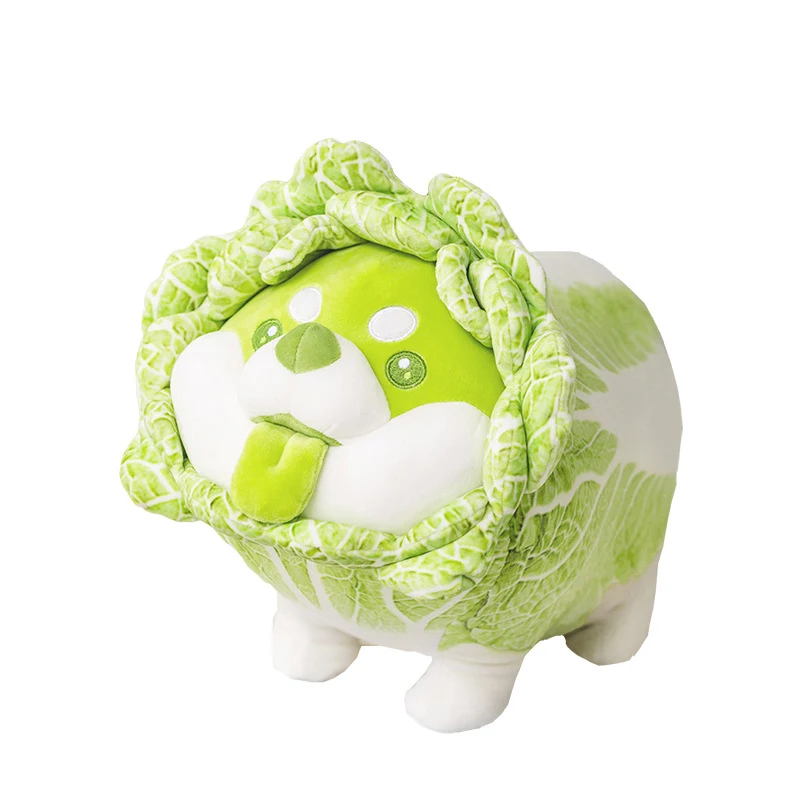 Boneca de pelúcia para cachorro elfo vegetal travesseiro para dormir. Macia e fofinha, ideal para crianças, perfeita para abraçar e um amigo para dormir. — foto 4