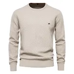 Men's Fashion Casual Round Neck Pullover Sweater – Comfortable and stylish everyday sweater, perfect for a relaxed, vers — photo 7