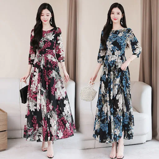 Title 6, Saia Longa Elegante e Fashion com Modelagem Sli...