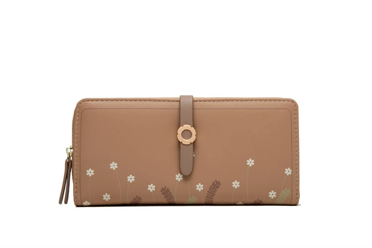 New Women's Long Printed Buckle Wallet – Stylish and functional, perfect for carrying cards, cash, and essentials in a s — photo 2