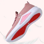 Tênis casual esportivo feminino de algodão, ideal para conforto e estilo. Perfeito para uso diário e atividades esportivas leves. — foto 3