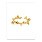 Anel feminino ajustável com abertura redonda. Conforto e estilo em um só acessório. Ajuste perfeito, design elegante para todas as mãos. — foto 2