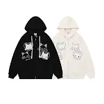 Süßer Cartoon-Katzen-Cardigan-Pullover, bestickt, für Kinder, kuschelig und warm, perfekt für Herbst und Winter, ein echter Hingucker — foto 15