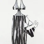 Women's three piece bikini swimsuit, perfect for beach and pool. Enjoy sun and comfort in this stylish and flattering fe — photo 2