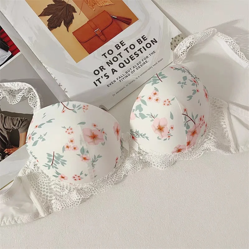 Calcinha plus size sem costura estampada, para mulheres com seios grandes e pequenos, com sustentação e conforto. — foto 7
