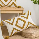 Almofada Bordada de Veludo com Círculos para Casa, Sofisticação e Conforto para sua Sala ou Quarto, Decore com Estilo — foto 12