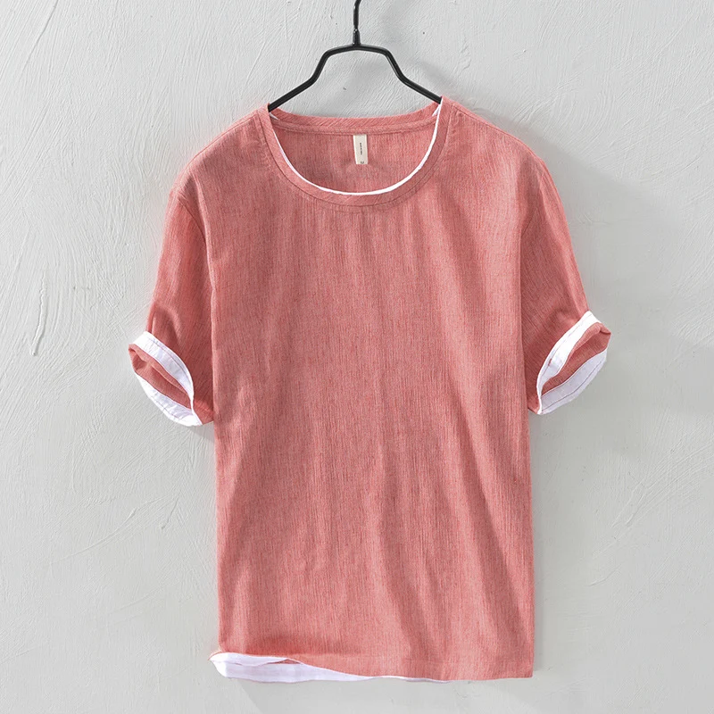 Men's Fashion Summer Casual Short-sleeved T-shirt Lightweight Breathable Comfort Perfect for Everyday Wear Stylish Desig — photo 1