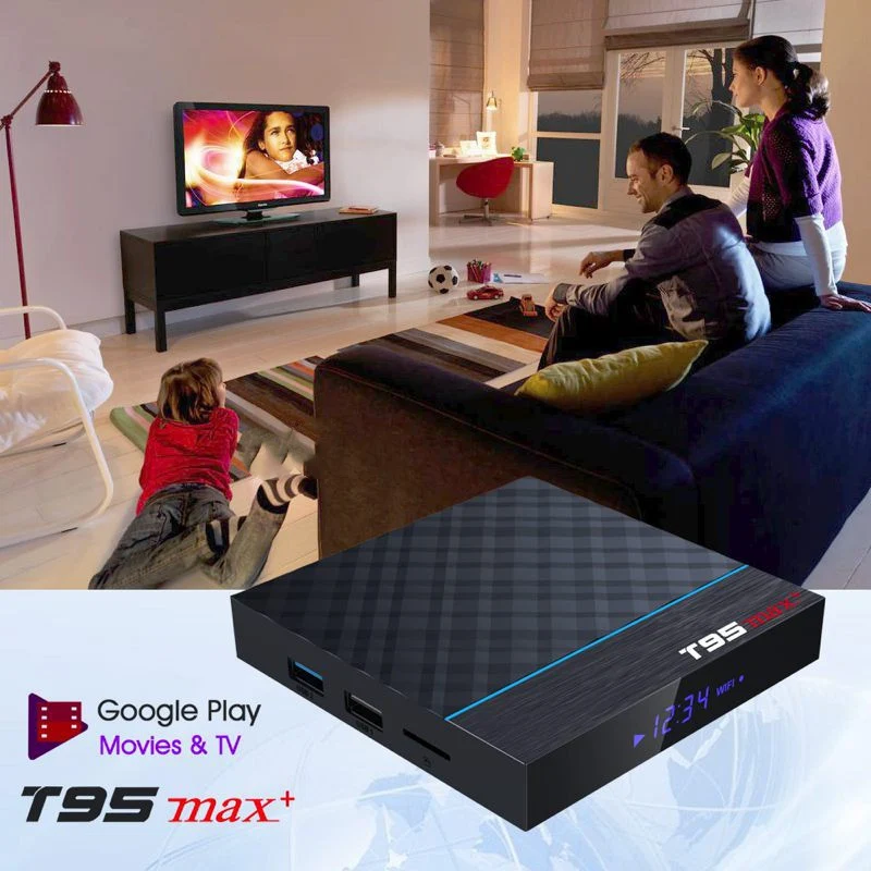 Title 2, T95 Max Plus Android TV Box com Amlogic S905X3 ...
