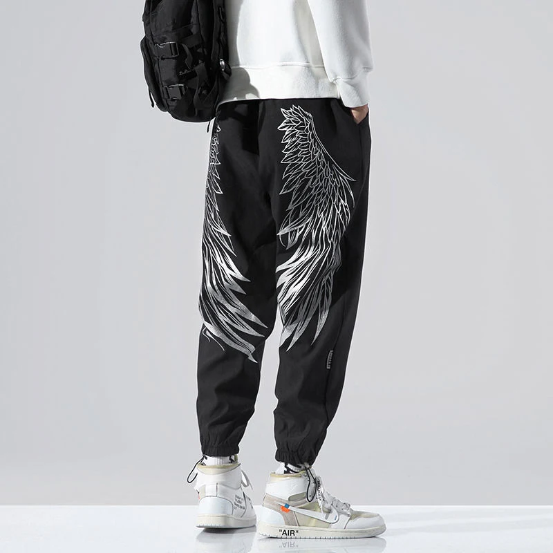 Men's Printed Loose Harem Casual Trousers Relaxed Fit and Stylish Comfort Perfect for Everyday Wear and Casual Outings V — photo 5