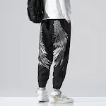 Men's Printed Loose Harem Casual Trousers Relaxed Fit and Stylish Comfort Perfect for Everyday Wear and Casual Outings V — photo 5