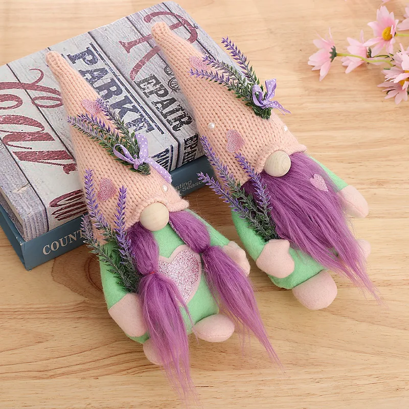 Boneca sem rosto para o Dia das Mães e Dia dos Namorados. Boneca de lavanda em pé. Presente de amor especial. — foto 6