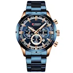 Rose gold blue surface blue be