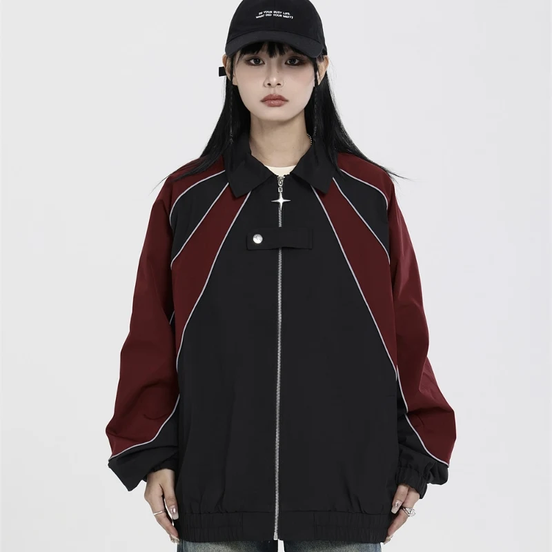 Title 2, Mens Street Fashion Design Stitching Contrast ...