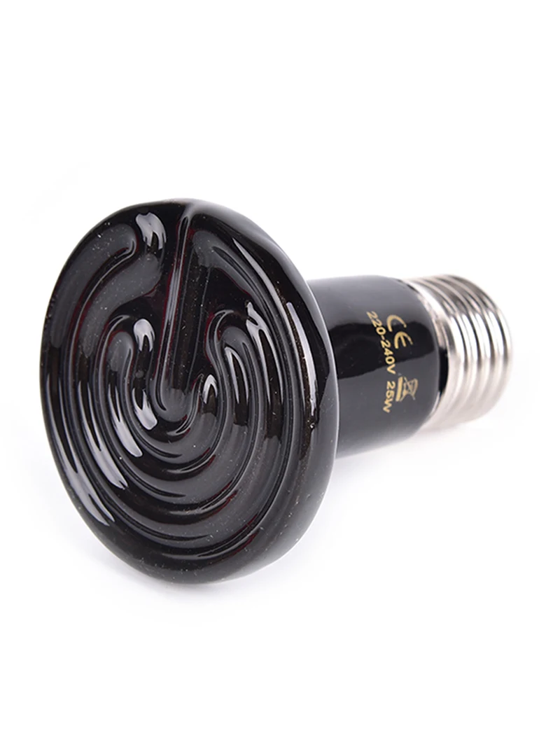 Title 4, Pet Brooder Reptile Heat Lamp Black Infrared Ce...