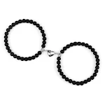 Pulseira de casal turquesa de 6mm com indução magnética resistente ao tempo, para um amor duradouro. — foto 22