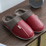 Waterproof Fur Slides Shoes Women Winter Bedroom Home Slippers For Couples Warm & Cozy Indoor Footwear — photo 3