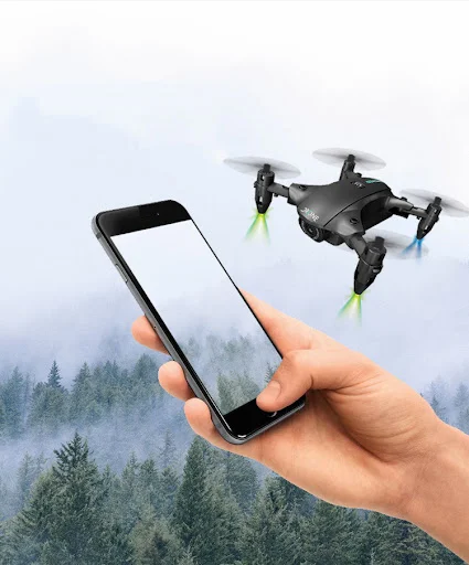 Title 9, Drone 4K com Altura Fixa Inteligente e Quatro E...