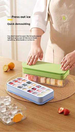 Title 8, Household pressing food grade plastic ice tray ...