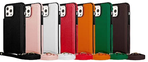Title 10, Capa protetora de couro para celular com padrão...